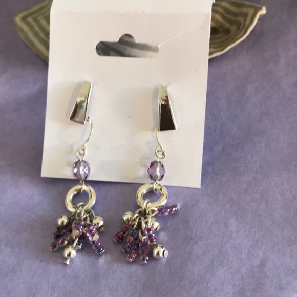 Two pairs of sterling silver earrings - Picture 1 of 4